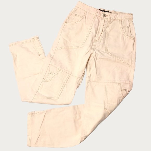 Maniere de Voir Pants - Maniere De Voir Pink Tie Dye Cargo Pocket Pants 4 Women's Tech Wear